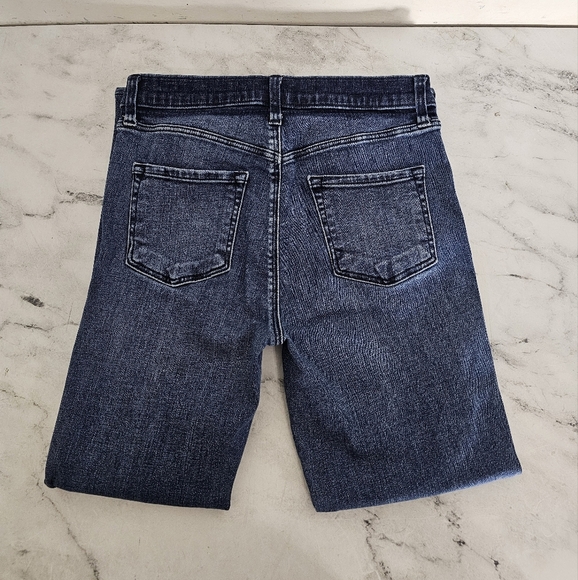 J Brand Straight Leg High Rise Dark Blue Jeans 26 Preowned - Picture 6 of 9